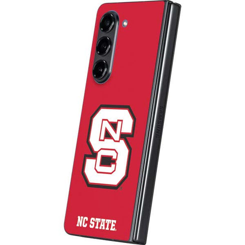 North Carolina State University Logo Red Galaxy Z Fold5 5G Skin